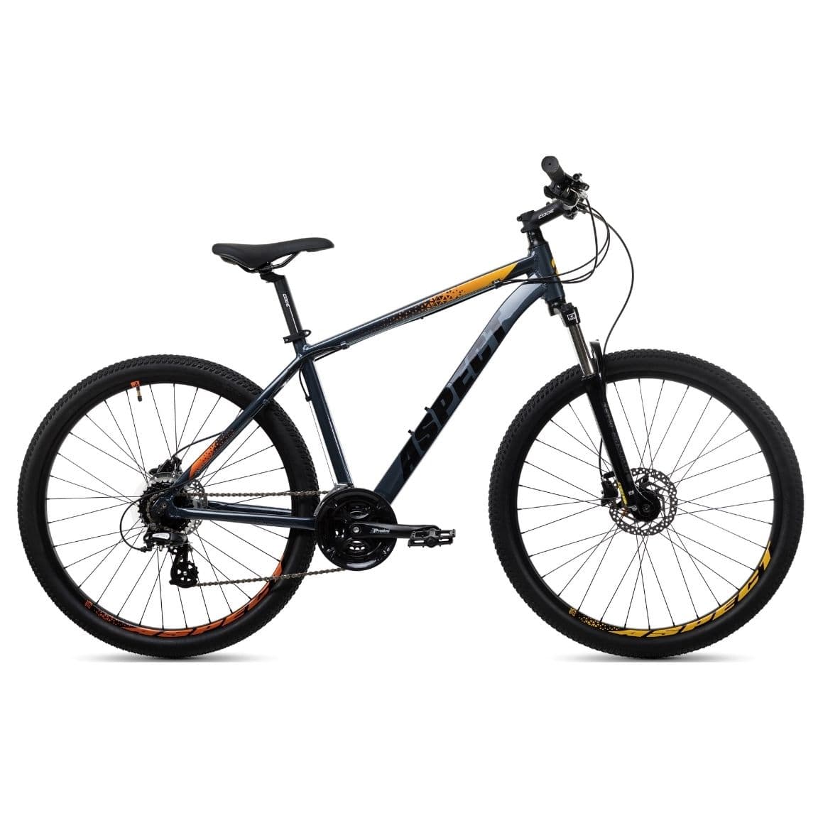 Велосипед Aspect NICKEL 27.5 16" Серо-оранжевый (2022)