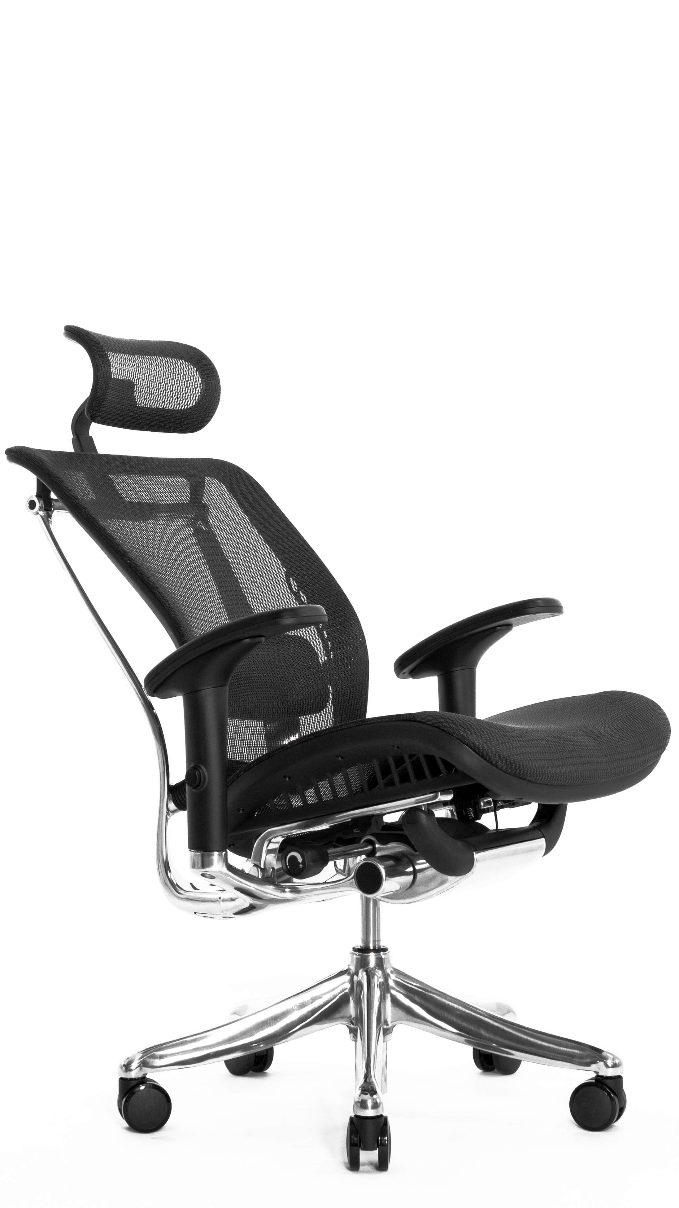 Эргономичное кресло Expert Spring HSPM 01-BK (сетка черная / каркас черный)