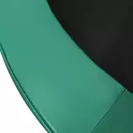 Батут Arland премиум 14 ft с внутренней страховочной сеткой и лестницей, тёмно-зелёный