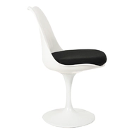 Стул Eero Saarinen Tulip Chair, черная подушка