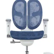 Детское кресло Falto Expert Orto FDM02-W-BLUE, сетка синяя