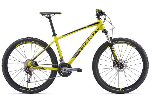 Велосипед Giant Talon 2 GE 2018 S Yellow black
