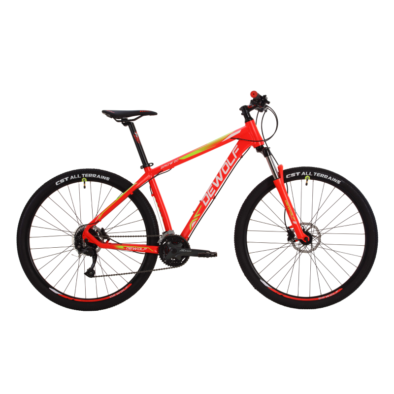 Велосипед Dewolf GROW 20, размер: 16 неоновый красный