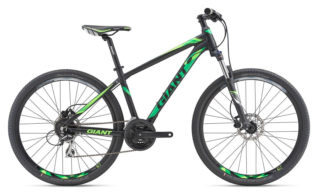 Велосипед Giant Rincon Disc GI, 2019 L,черный/зеленый