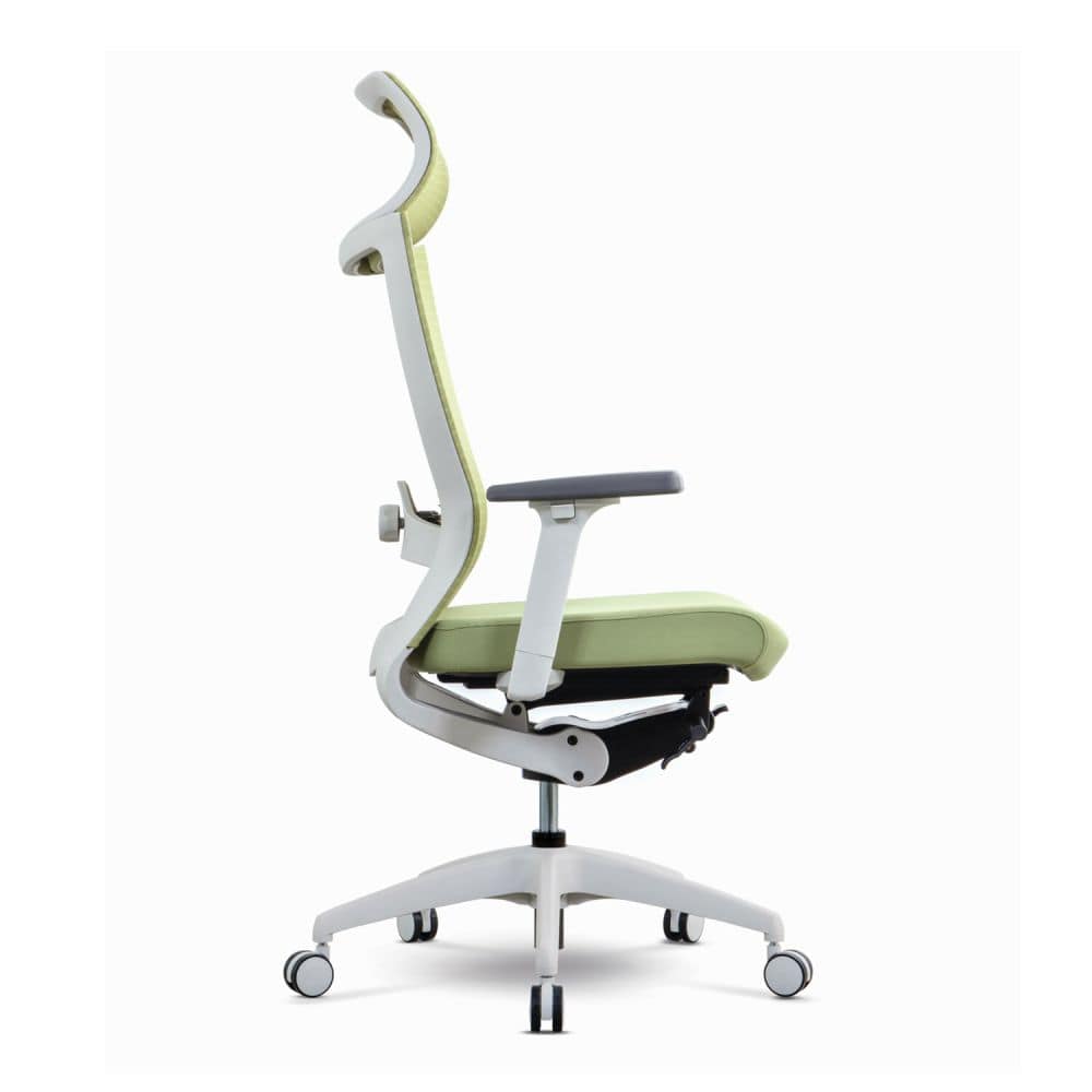 Эргономичное кресло Schairs ZEN2-М01W (каркас белый)