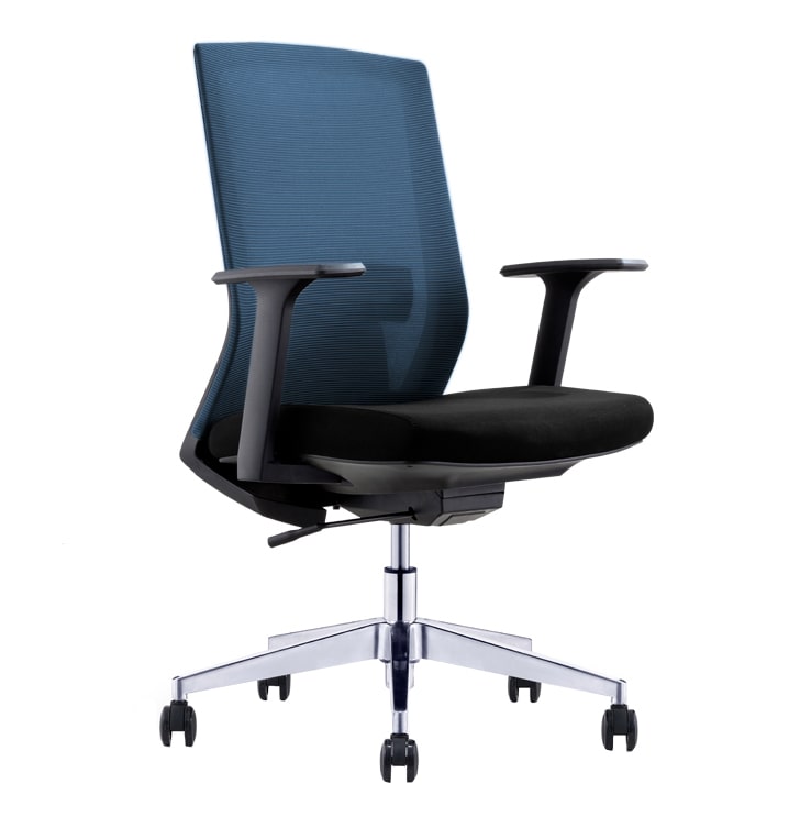 Эргономичное кресло Soho Design Genova (темно-синяя сетка)