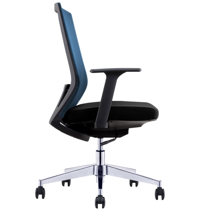 Эргономичное кресло Soho Design Genova (темно-синяя сетка)