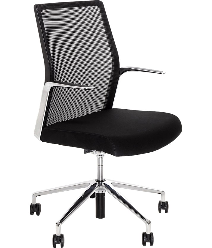 Эргономичное кресло Soho Design Hanson черная сетка хром