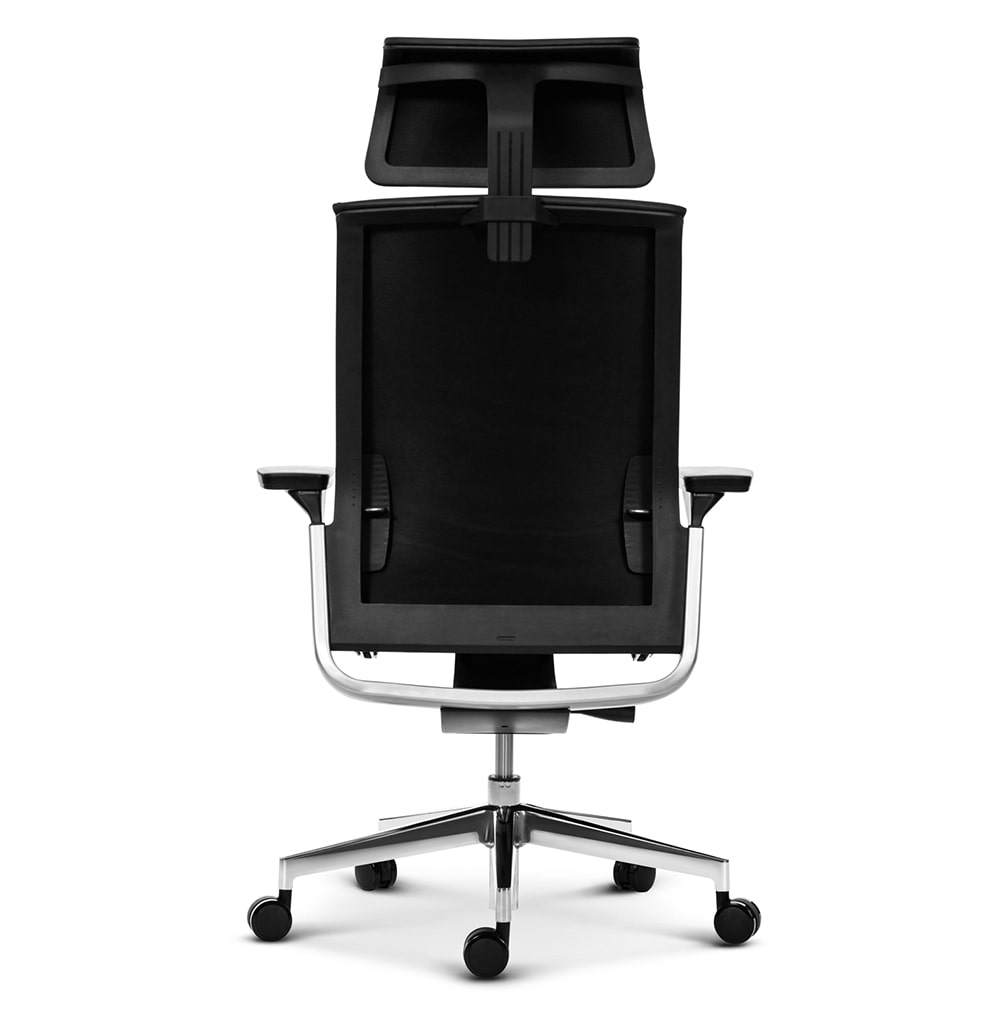 Эргономичное кресло руководителя Soho Design Match черная кожа