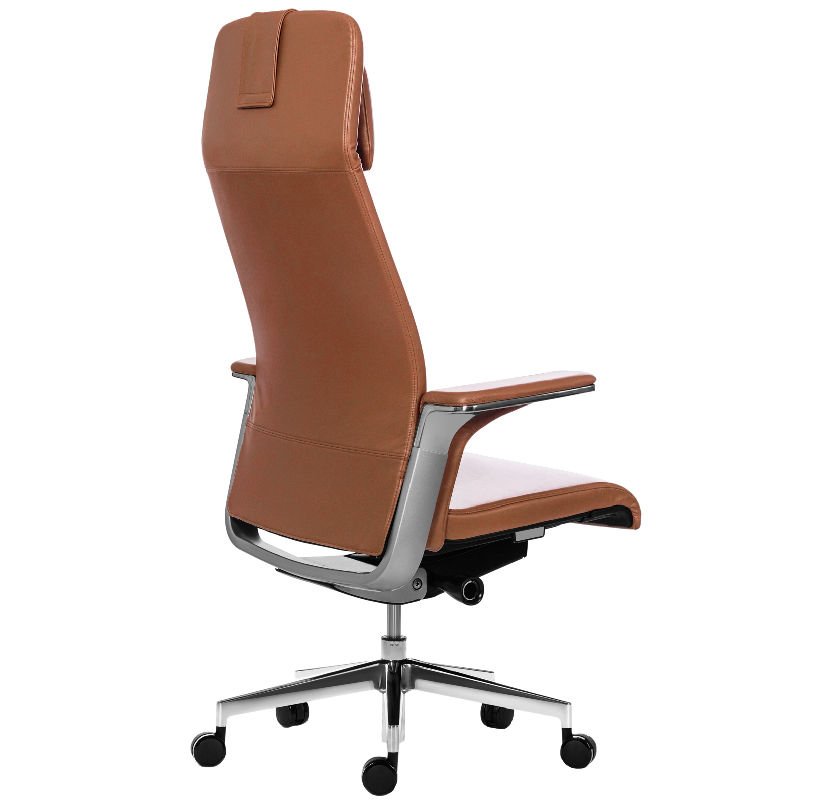 Эргономичное кресло руководителя Soho Design Match HB коричневая кожа