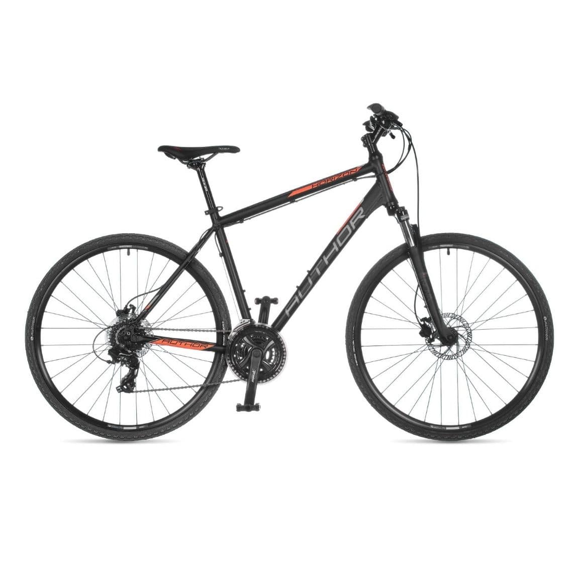 Велосипед Author Horizon 22" (22) черный/оранжевый