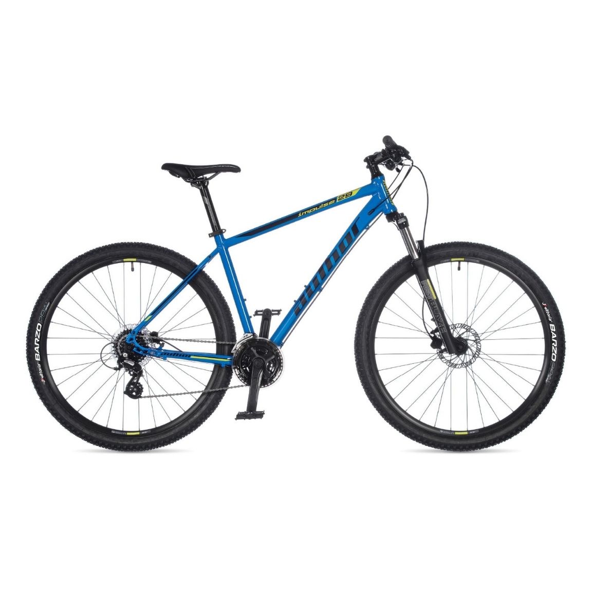 Велосипед Author Impulse 29 19" (22) синий/черный/салатовый
