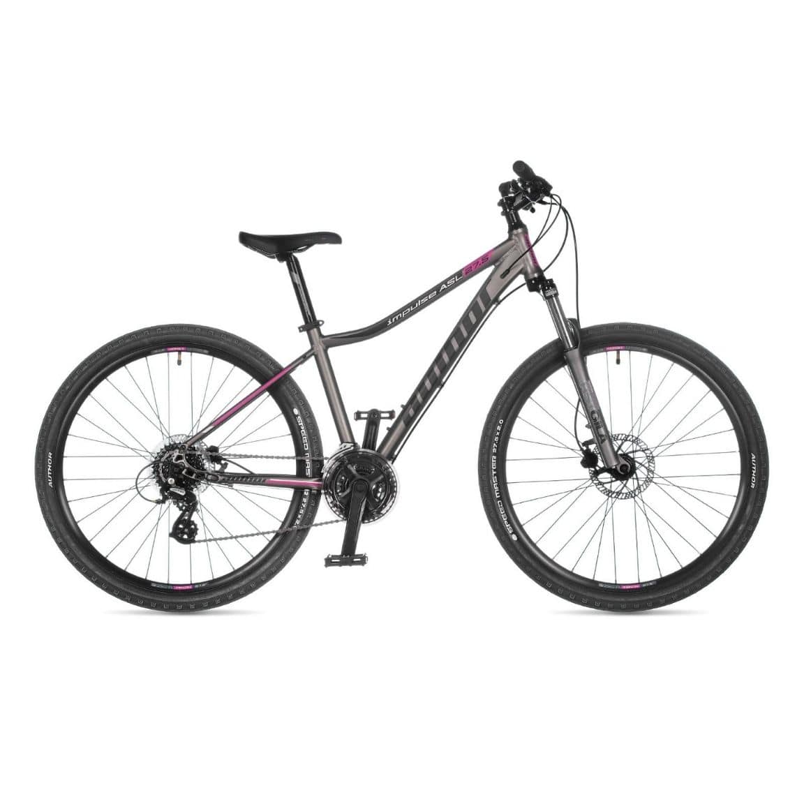 Велосипед Author Impulse ASL 29 18" (22) серый/черный/розовый