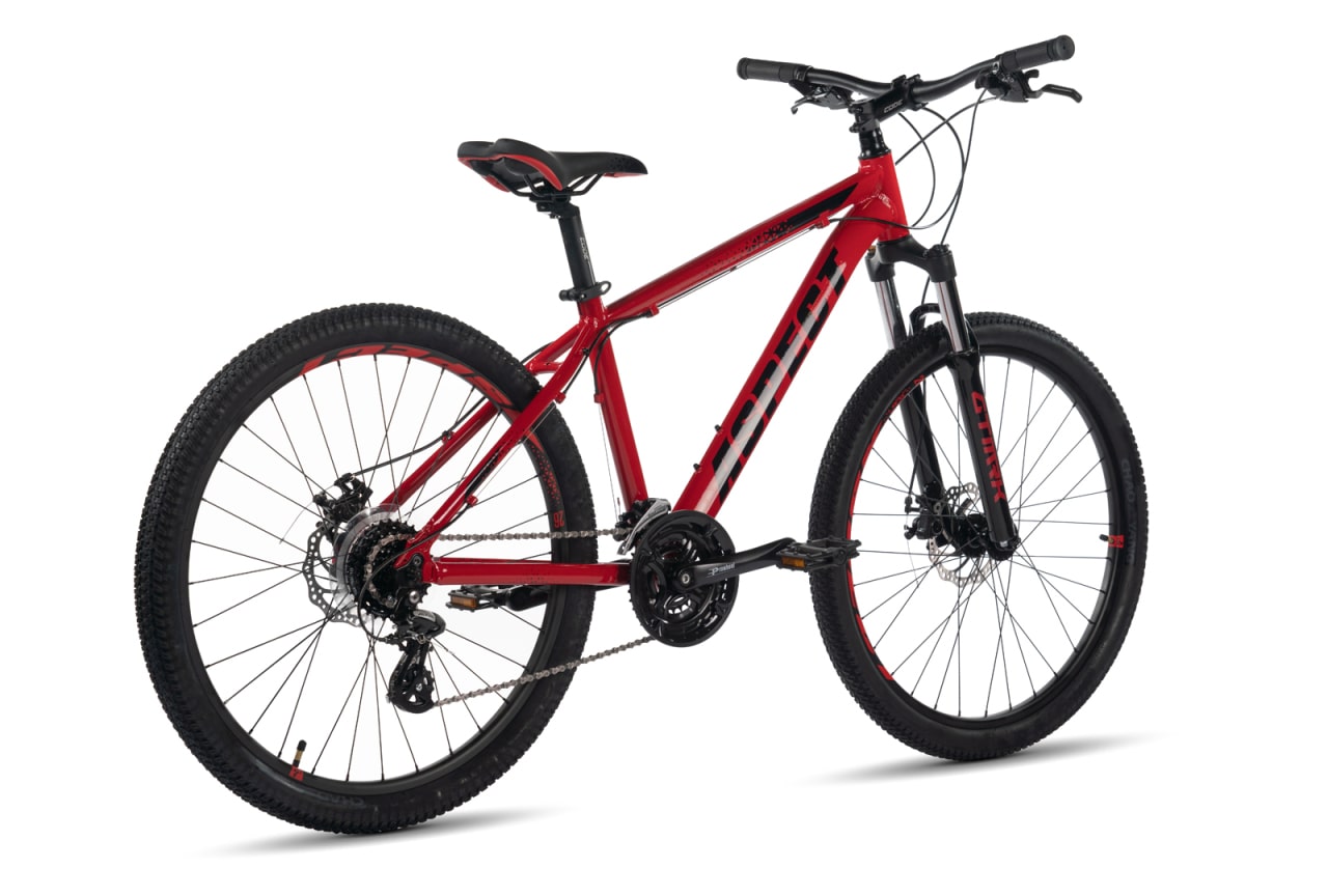 Велосипед Aspect IDEAL 26 14.5" Красно-черный (2022)