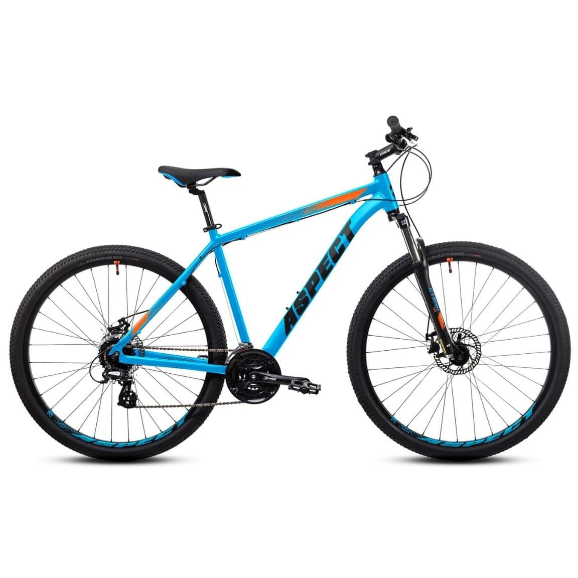 Велосипед Aspect IDEAL 29 20" Сине-оранжевый (2022)