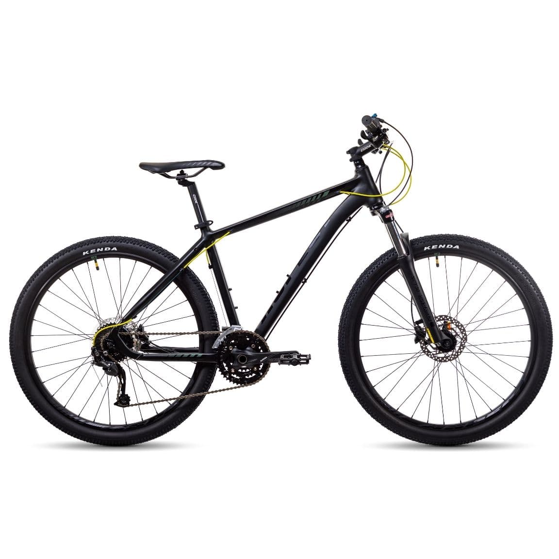 Велосипед Aspect AIR COMP 27.5 18" Черно-зеленый (2022)