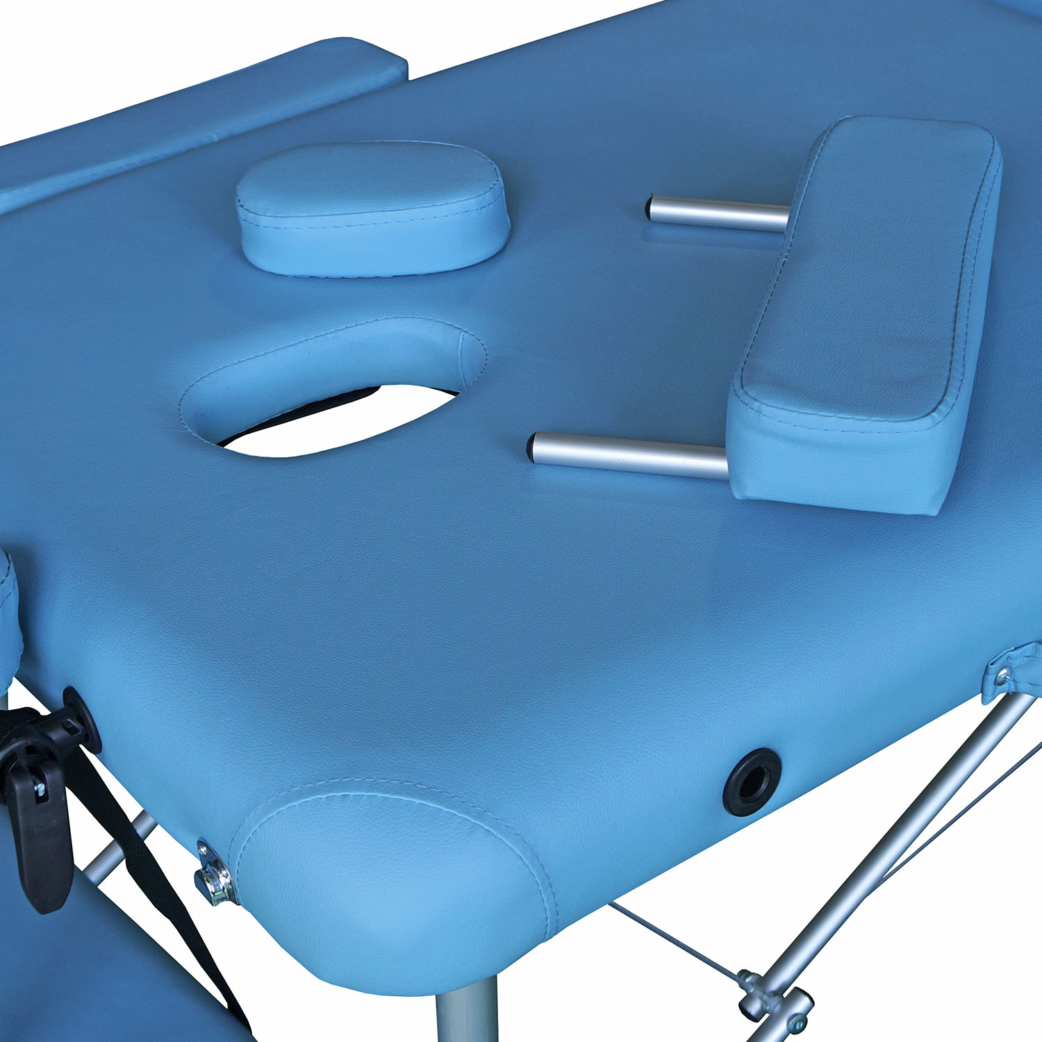 Складной массажный стол DFC NIRVANA, Elegant LUXE, светло-голубой