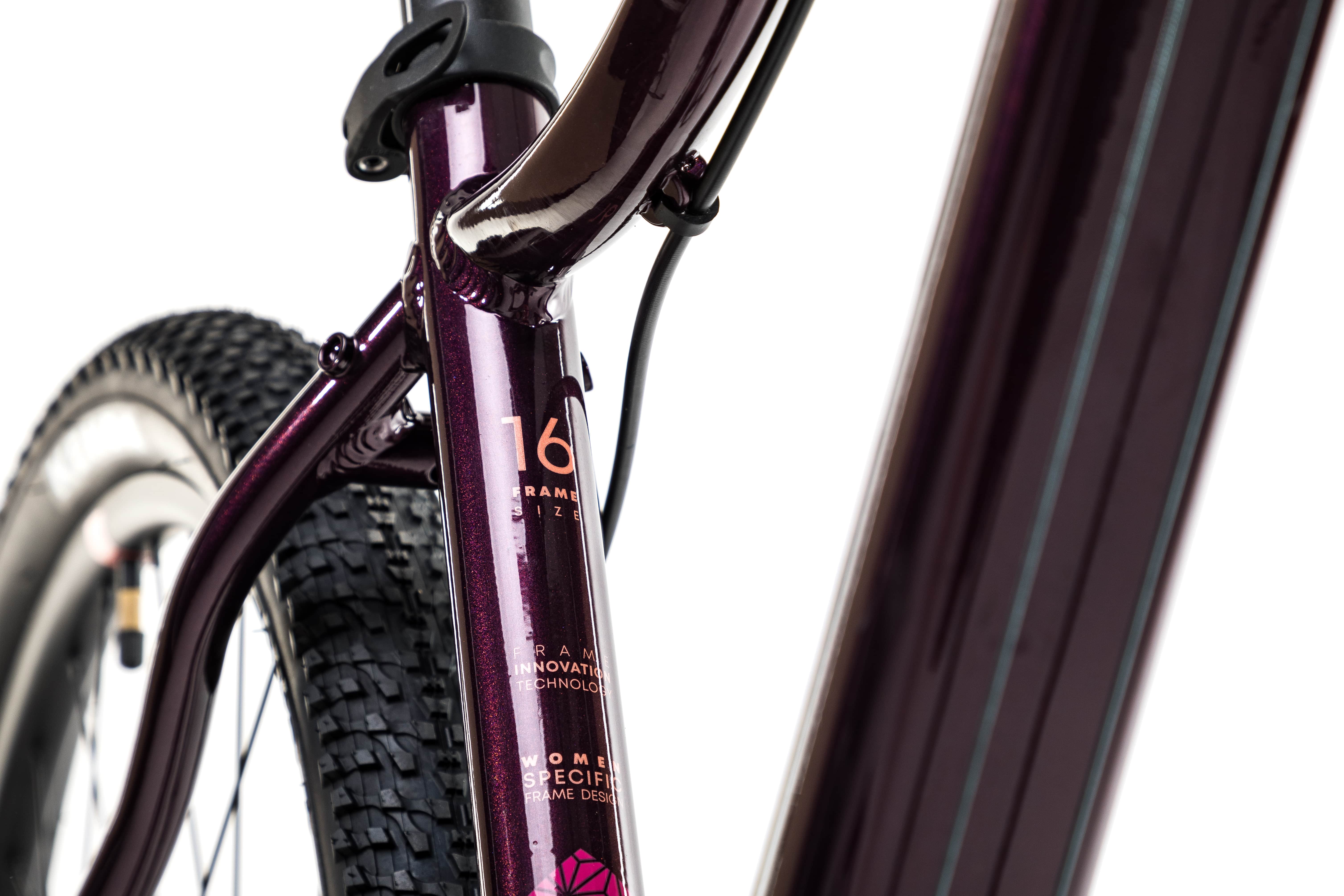 Велосипед Aspect ALMA HD 27.5 14.5" Фиолетово-персиковый (2022)