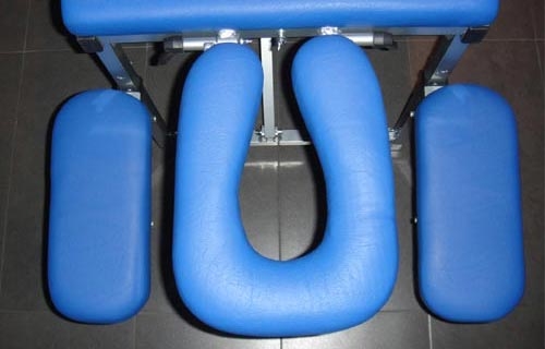 Складной массажный стол Fysiotech Compact 51 см, синий