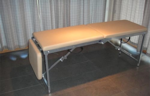 Складной массажный стол Fysiotech Compact Osteopat 51 см, топлёное молоко, без отверстия