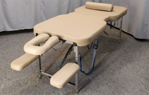 Складной массажный стол Fysiotech Compact Maxi 72 см, топлёное молоко