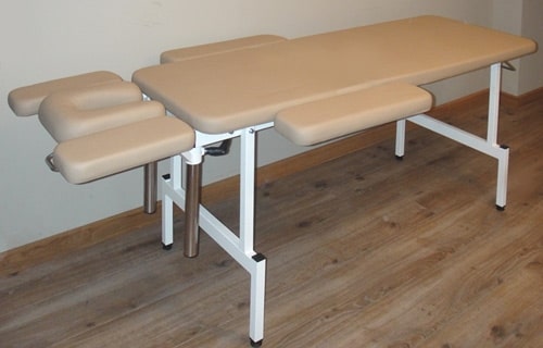 Стационарный массажный стол Fysiotech Standard Fix 60 см, кофе с молоком