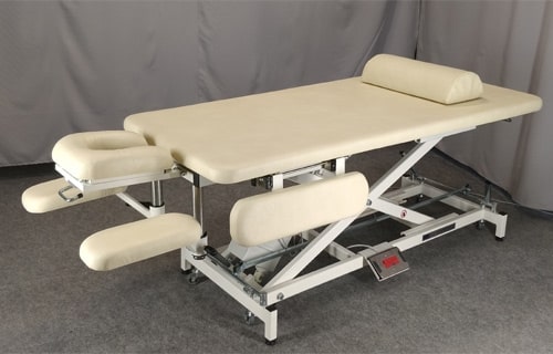 Стационарный массажный стол Fysiotech Standard X1 60 см, топлёное молоко
