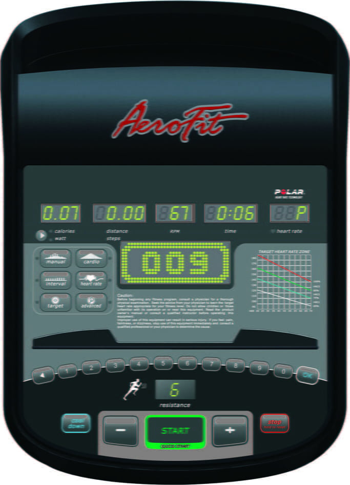 Эллиптический тренажер AeroFit RE700 (X4-E LED)