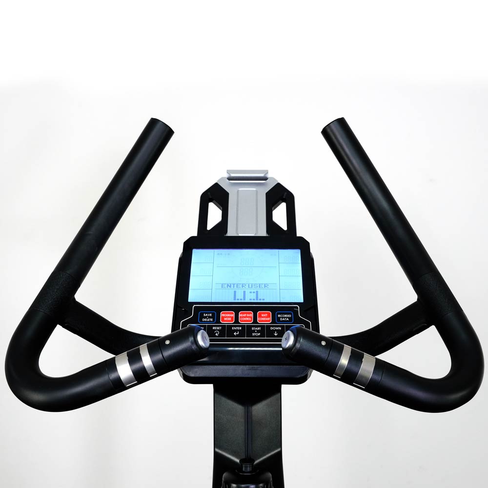 Электромагнитный велотренажер Sportop U80-LCD, вертикальный