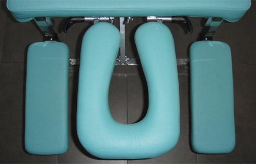 Складной массажный стол Fysiotech Compact Medium 62 см, зелёный