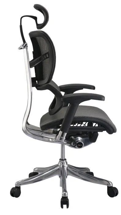 Анатомическое кресло Expert Fly RFYM 01 (сетка черная / каркас черный с подножкой)