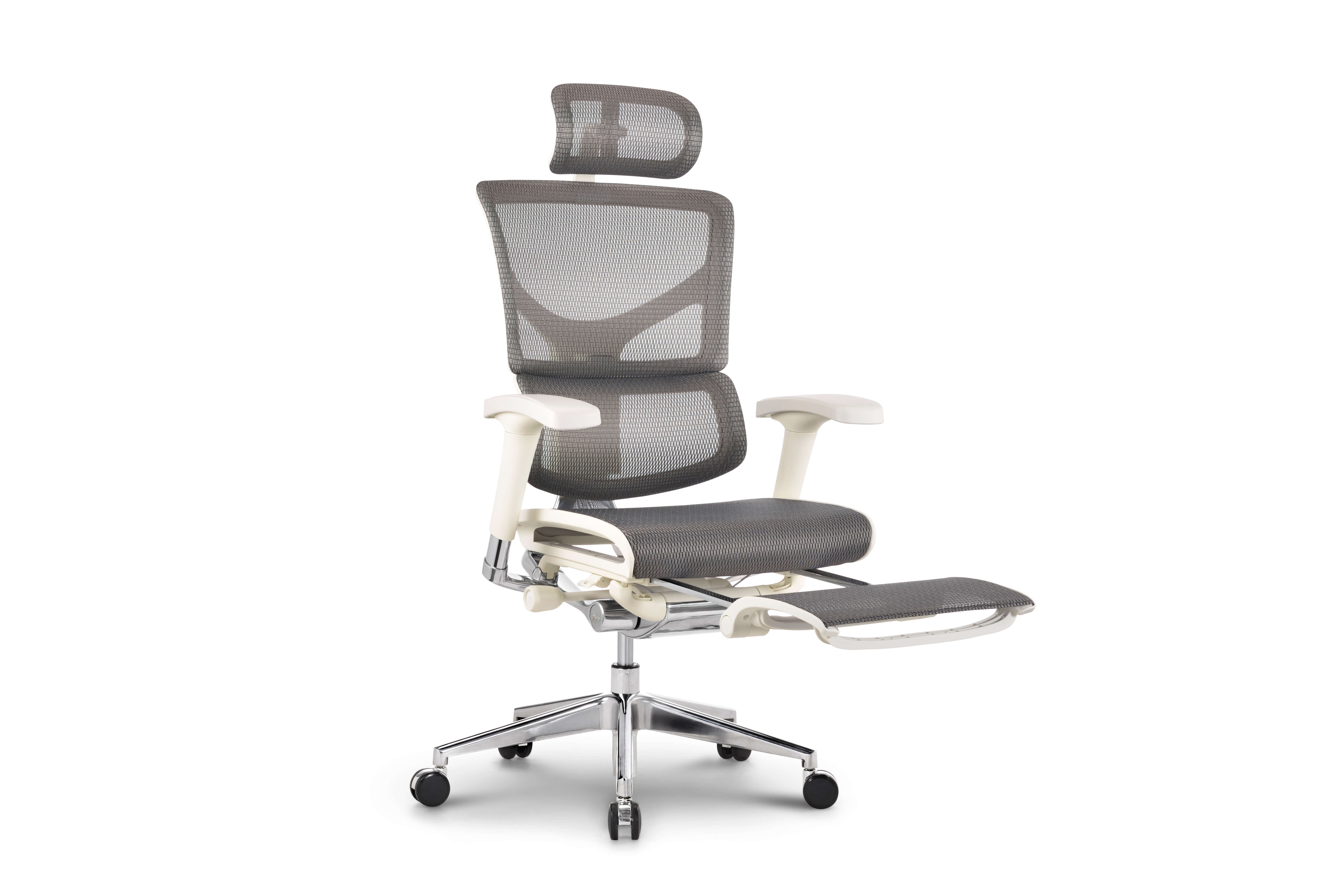 Анатомическое кресло Expert Sail RSAM 01-G (сетка серая / каркас серый с подножкой)