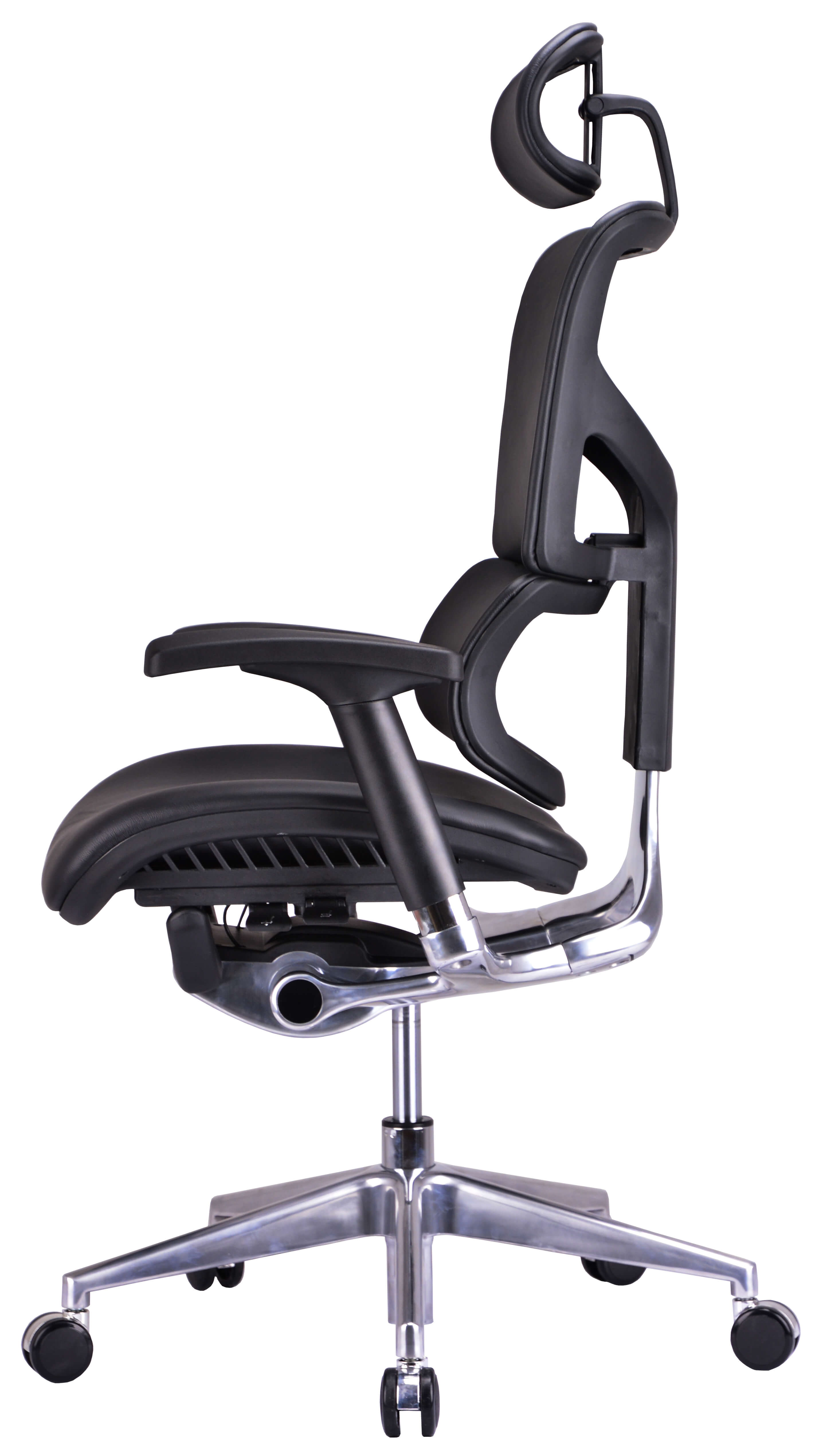 Ортопедическое кресло Expert Sail SAL-01 (черная кожа / черный каркас)