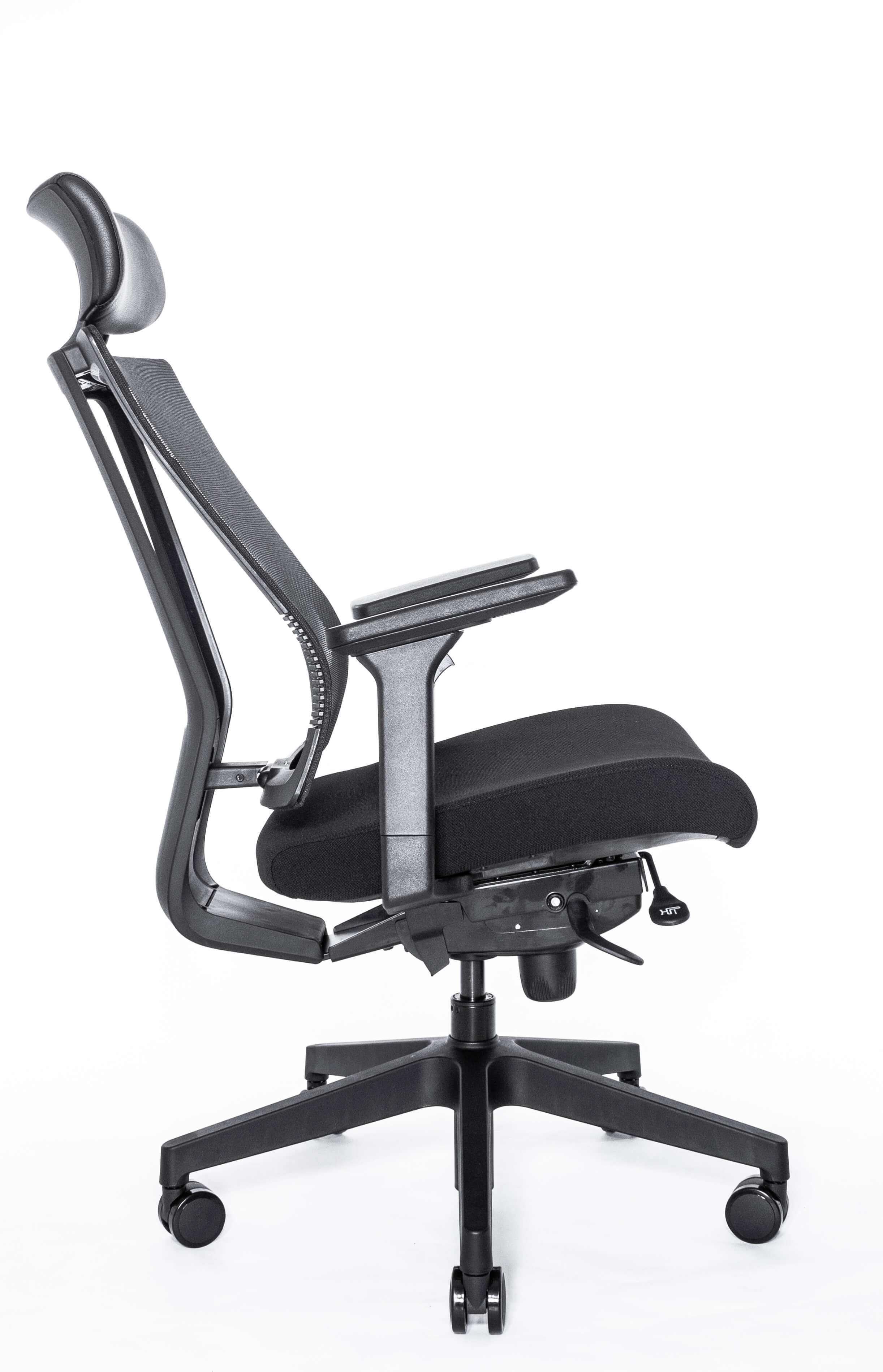 Эргономичное кресло Falto G-1 GON 01KAL/BK-BK  (каркас черный, спинка черная, сиденье черное)
