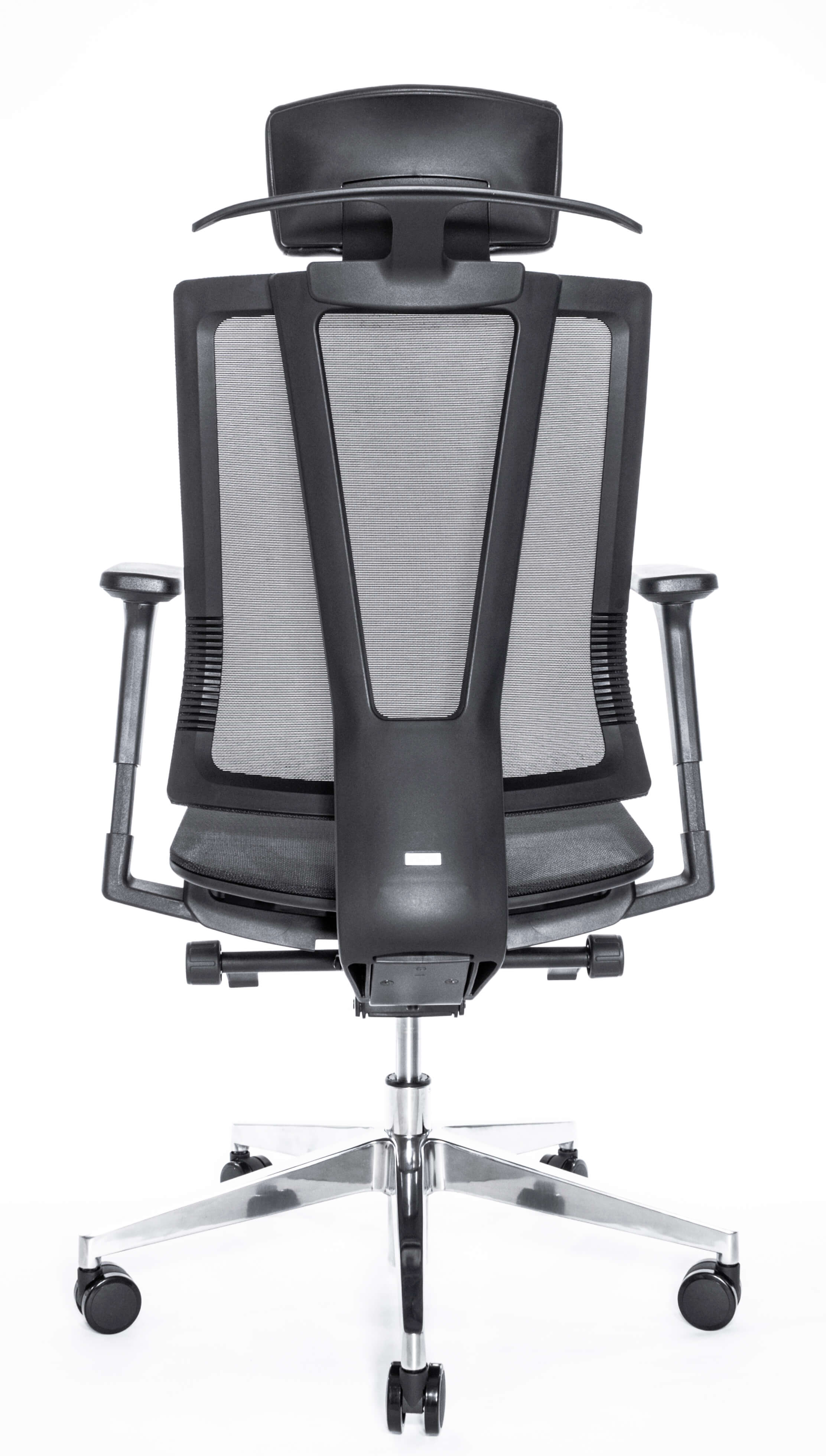 Эргономичное кресло Falto G-1 AIR GON 18KALH-AL-BK (каркас черный, спинка сетка черная, сиденье сетка черная)