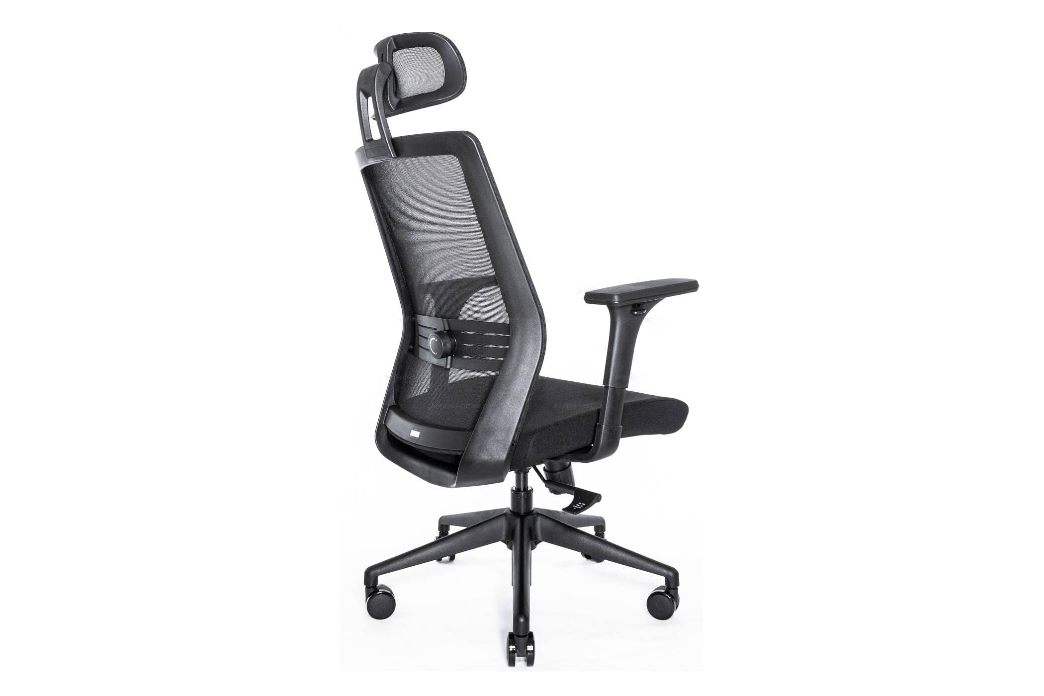 Эргономичное кресло Falto SOUL SOL 01KAL/BK-BK 2D (каркас черный, спинка сетка черная, сиденье ткань черная)