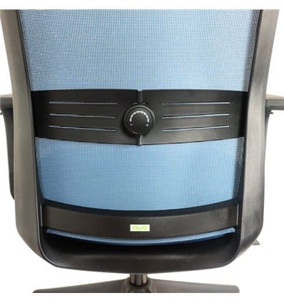 Эргономичное кресло Falto SOUL SOL 01KAL/BL-BL 2D (Каркас черный, спинка сетка синяя, сидение ткань синяя)