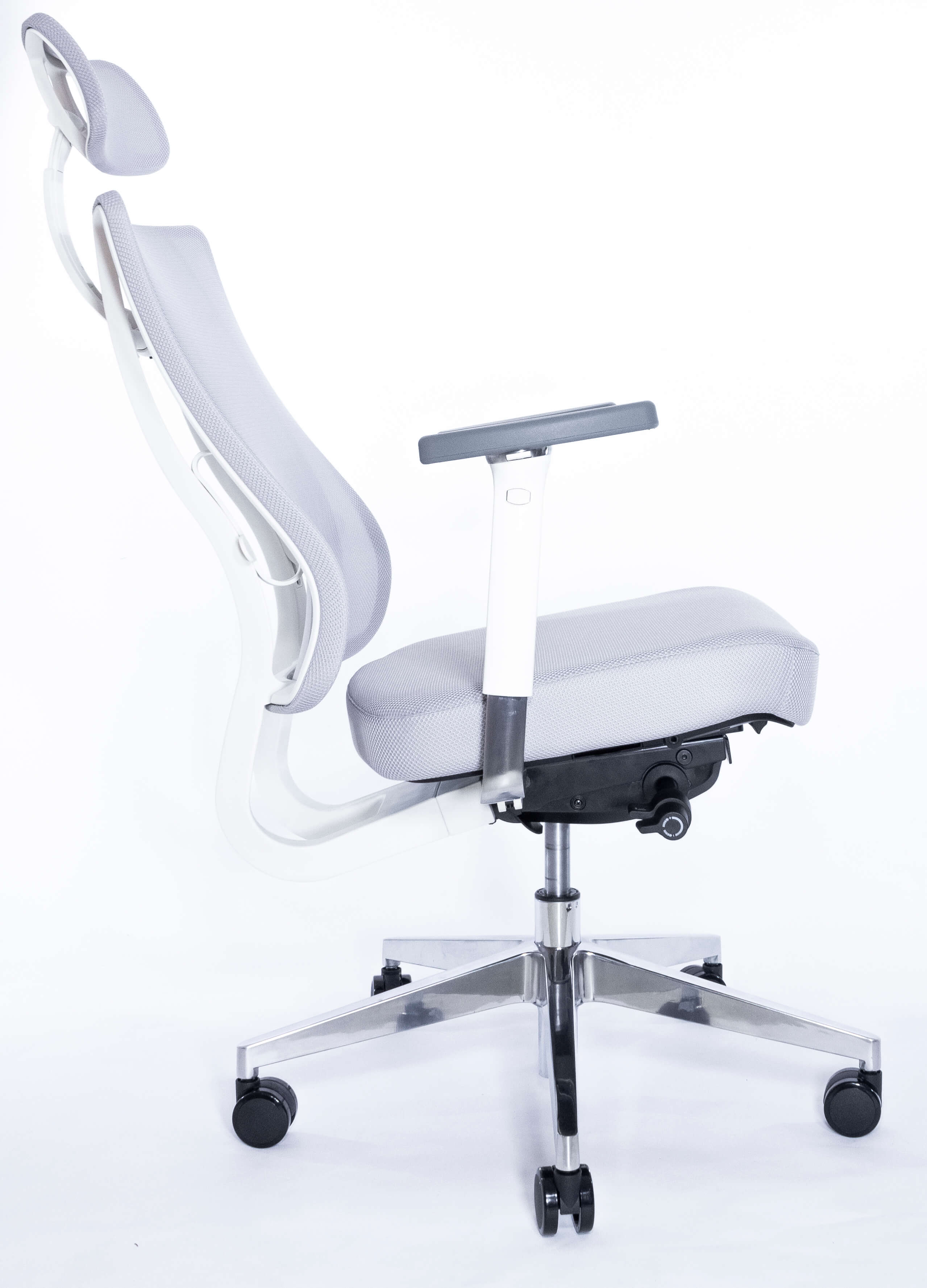 Эргономичное кресло Falto X-TRANS XTR 11WAL-AL (каркас белый, спинка серая, сиденье серое)