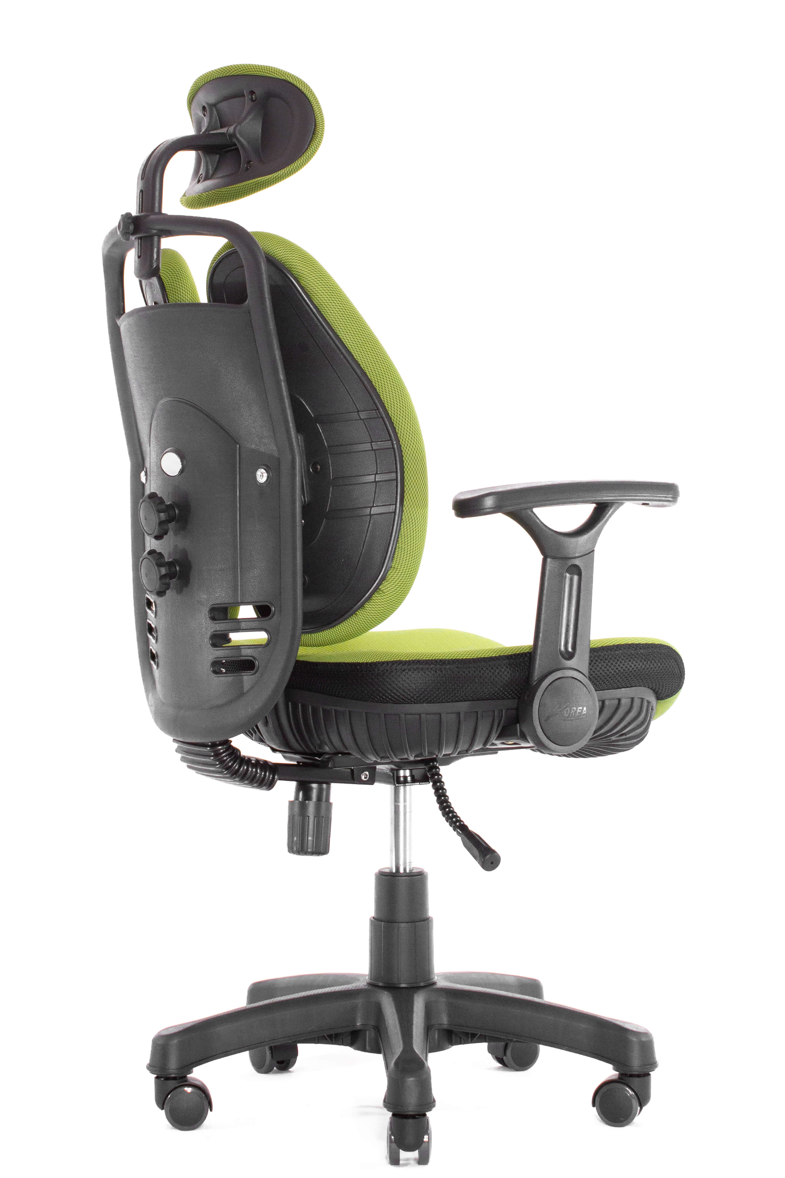 Ортопедическое кресло Falto Inno Health SY-0901 GN (каркас черный / спинка ткань зеленая / сиденье ткань зеленая)