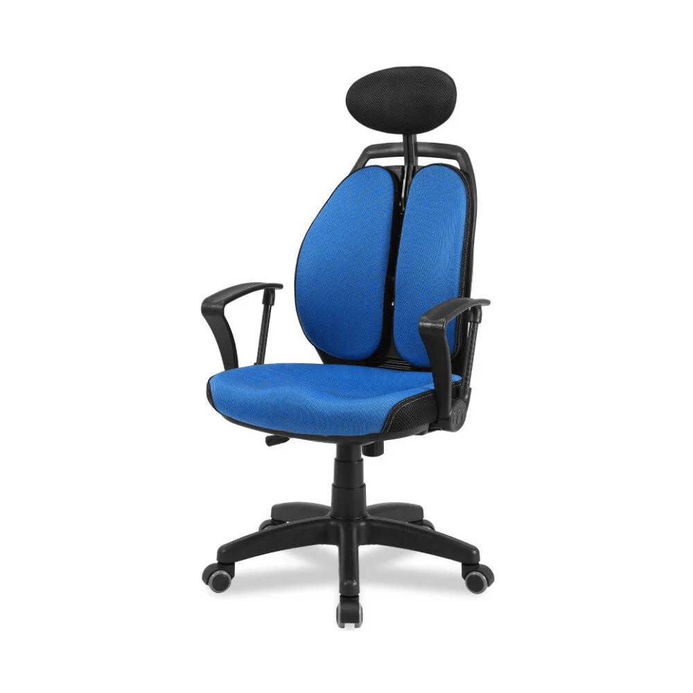 Эргономичное кресло Falto New Trans SY-0780 BL (Каркас черный/спинка ткань синяя/сидение ткань синяя)