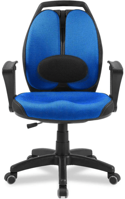 Эргономичное кресло Falto New Trans SY-0780 BL (каркас черный / спинка ткань синяя / сиденье ткань синяя)