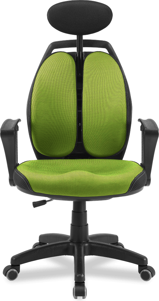 Эргономичное кресло Falto New Trans SY-0780 GN (каркас черный / спинка ткань зеленая / сиденье ткань зеленая)