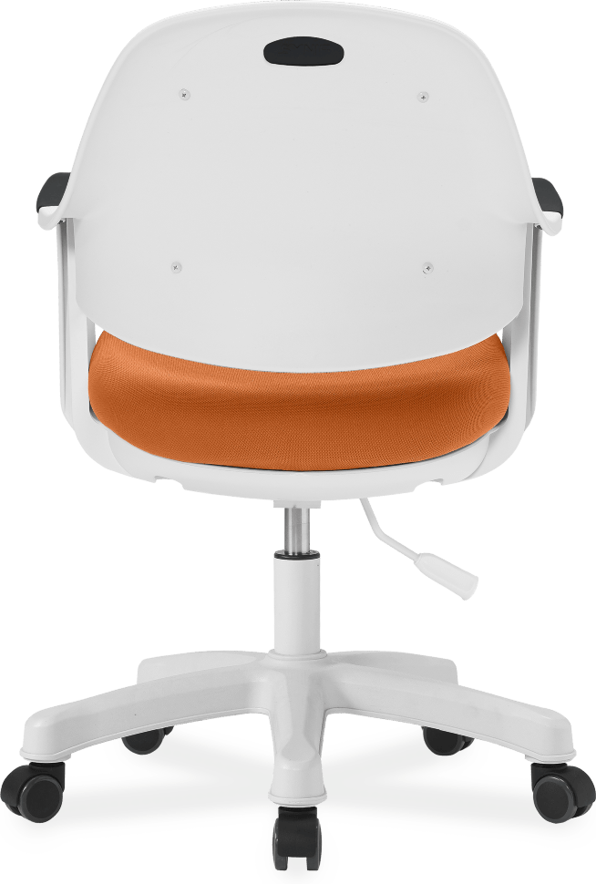Эргономичное кресло Falto ROBO SY-1101 (спинка/сиденье оранжевое / каркас белый)
