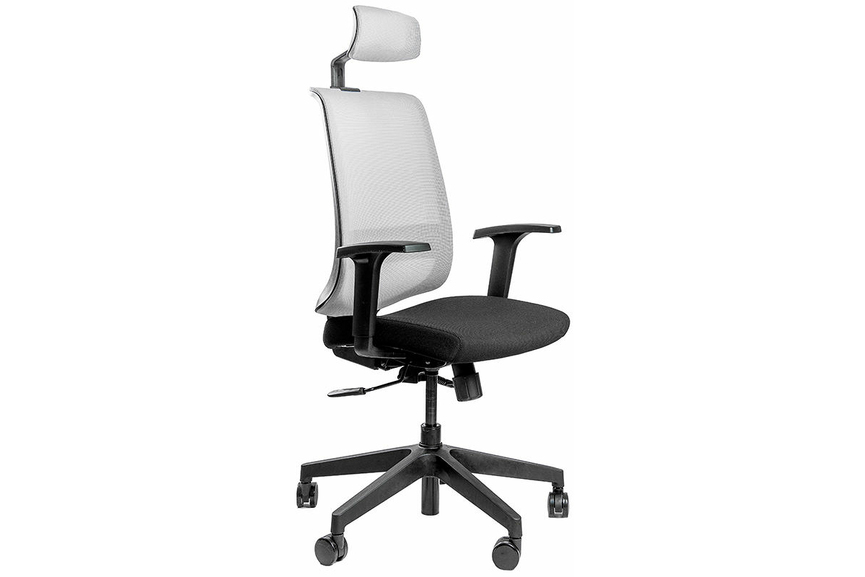 Эргономичное кресло Falto NEO 11 KAL/GY-BK (каркас черный / спинка серая / сиденье черное)