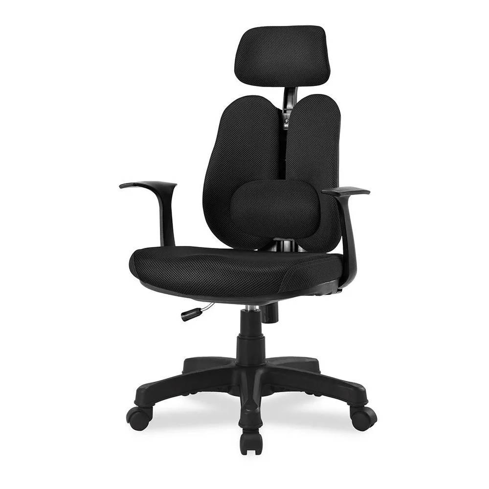Эргономичное кресло Falto Duo Gini SY-1033 BK (каркас черный / спинка ткань черная / сиденье ткань черная)