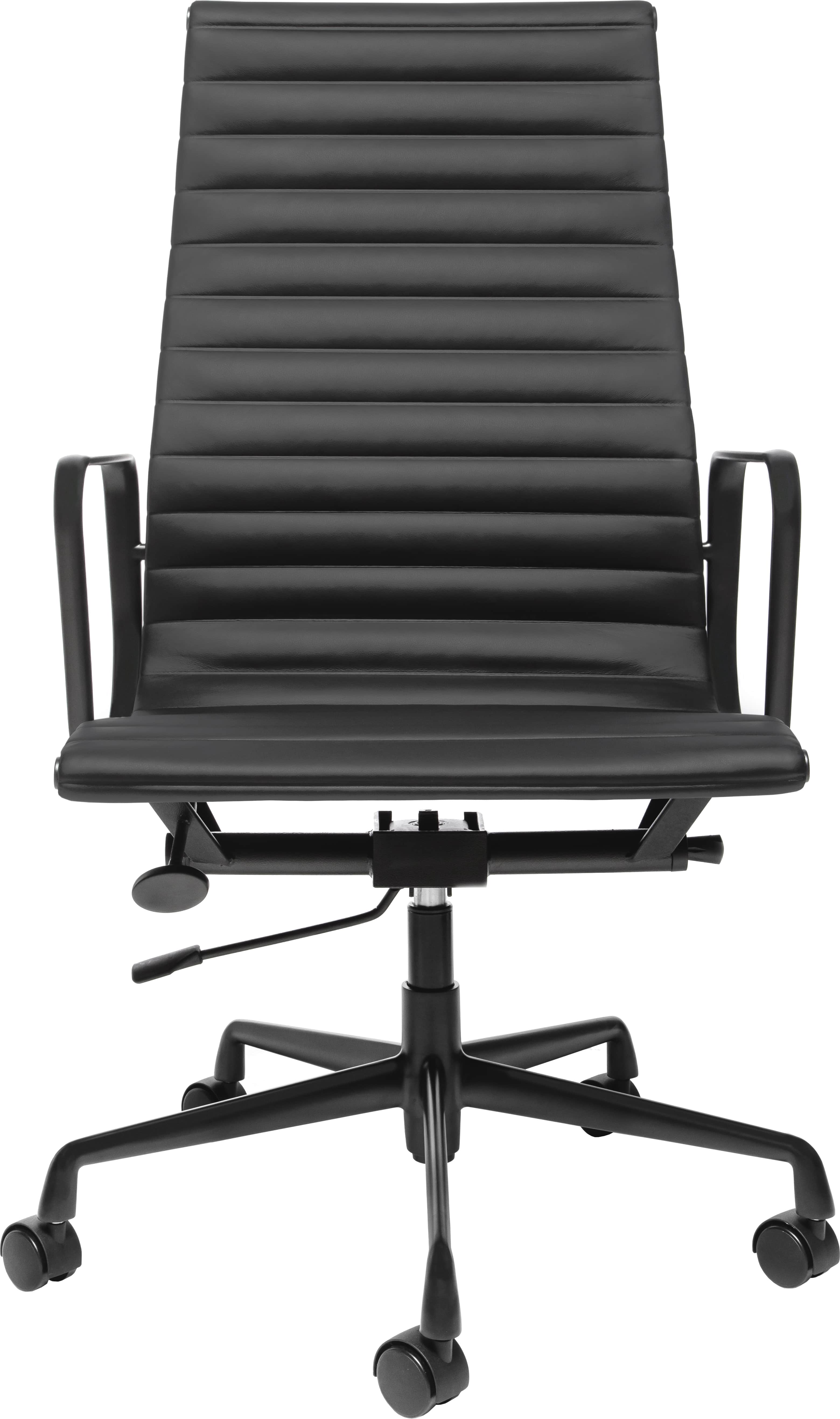 Эргономичное кресло Eames Ribbed Office Chair EA 119, Total Black