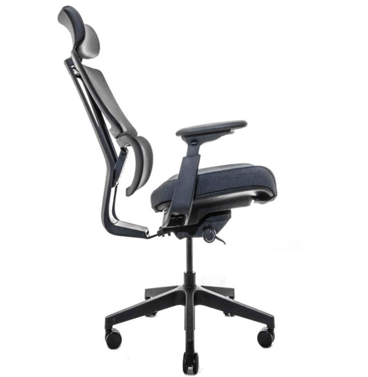 Эргономичное кресло Falto G2-PRO GTP11KAL/BK-BK (каркас черный, спинка черная, сидение черное)