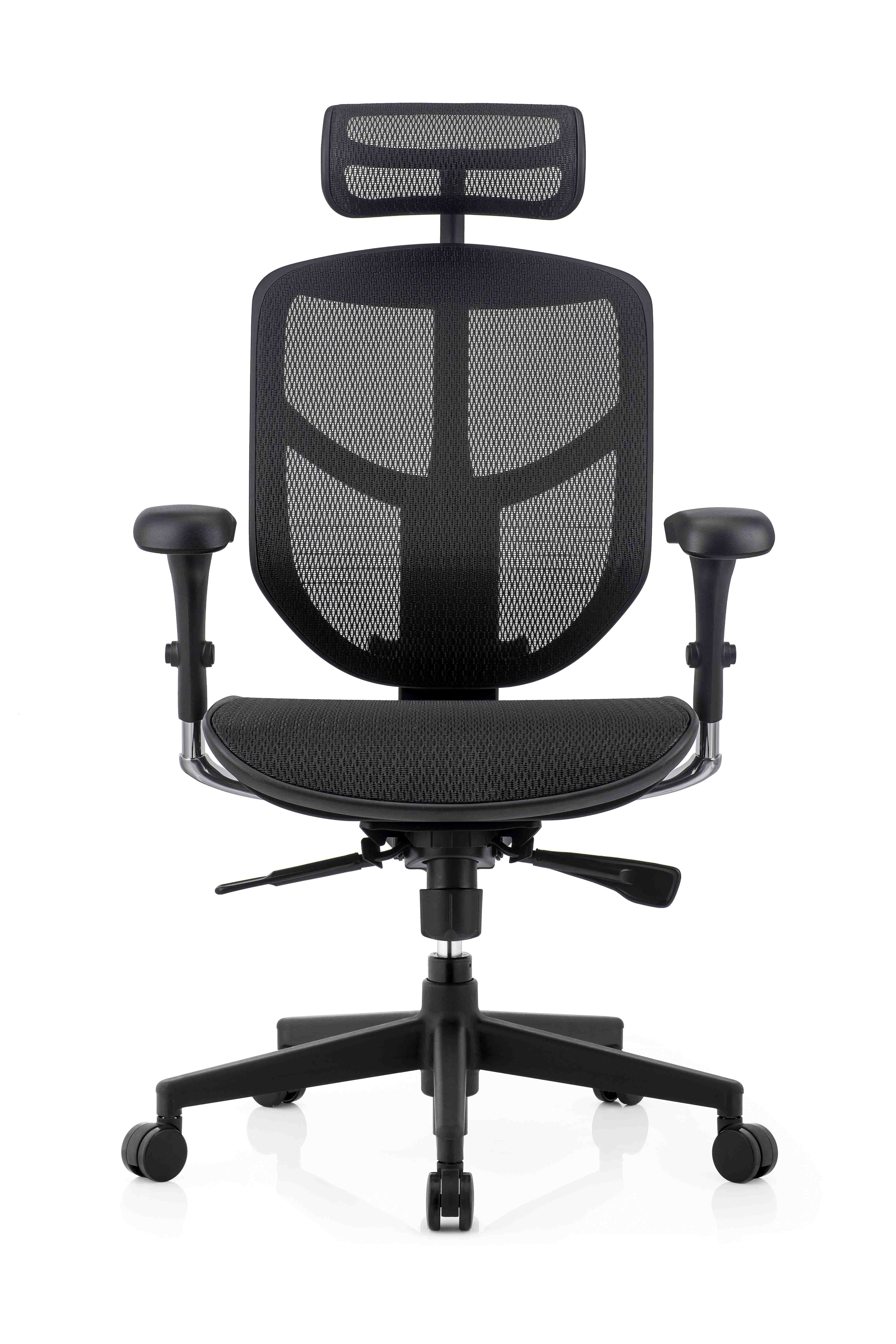 Эргономичное кресло Falto Enjoy  Project 2 (черный каркас / сетка черный W09-01  / крестовина металл)