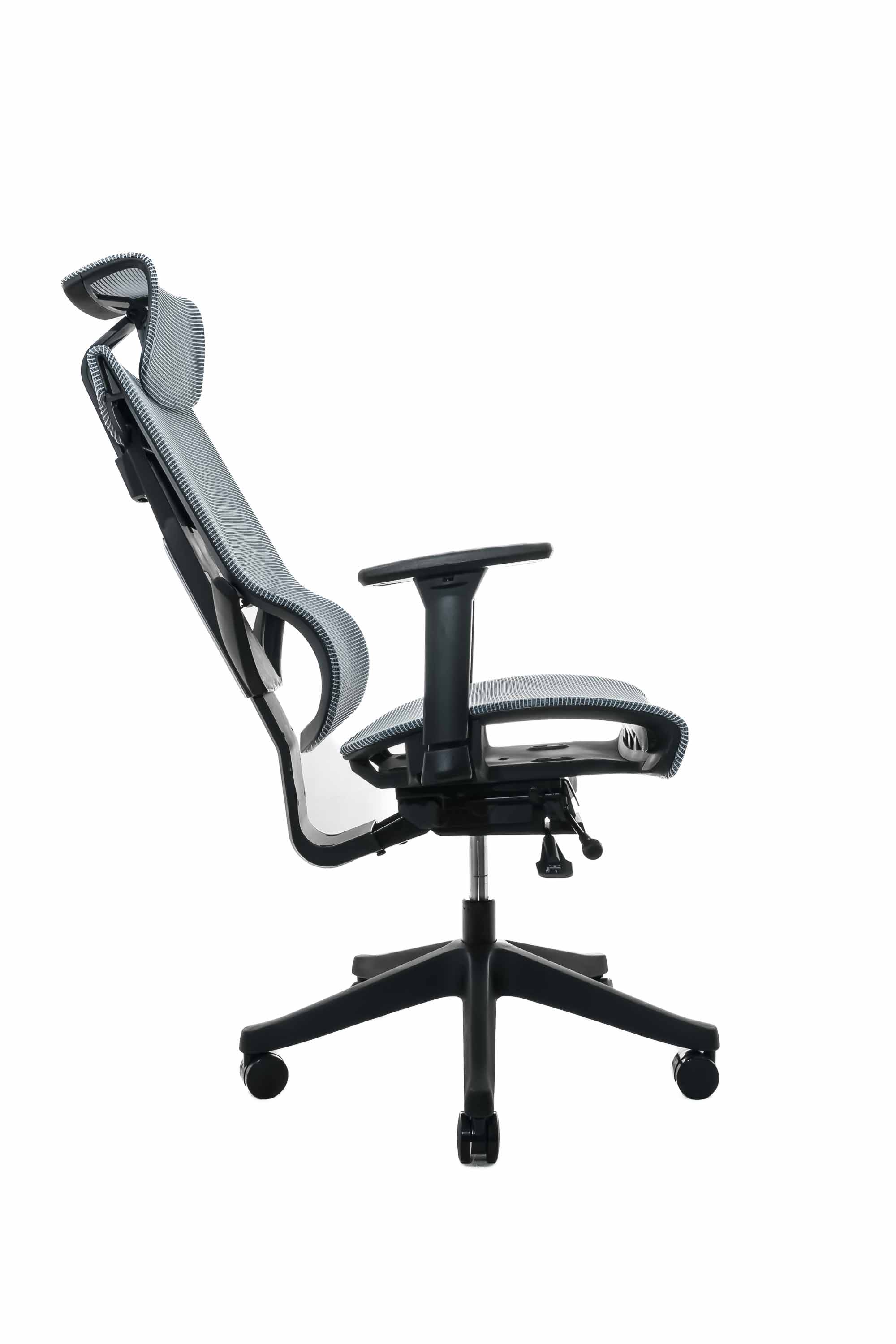 Эргономичное кресло Falto Hoshi Mesh (каркас черный, сетка KW-01 синий)