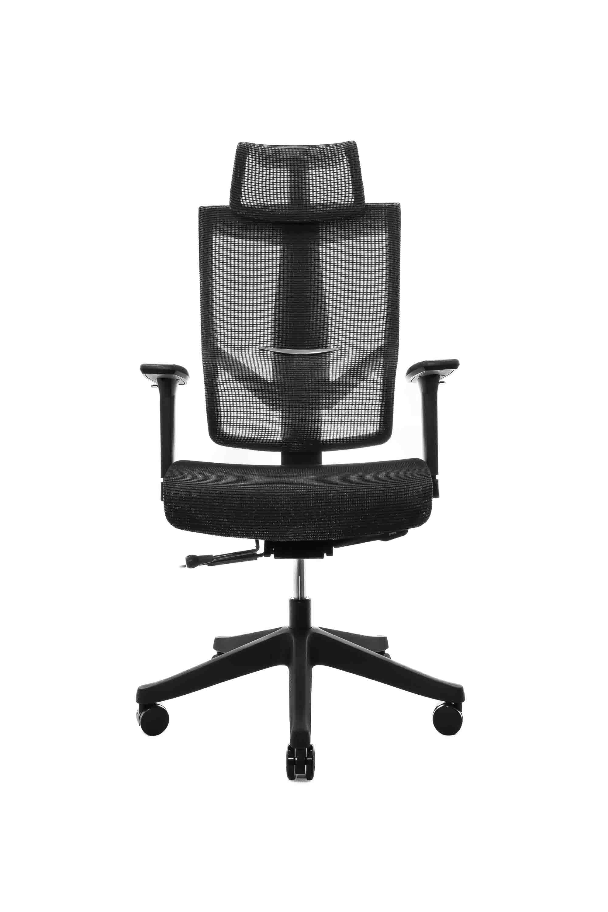 Эргономичное кресло Falto Hoshi Mesh (каркас черный, сетка KW-04 черный)
